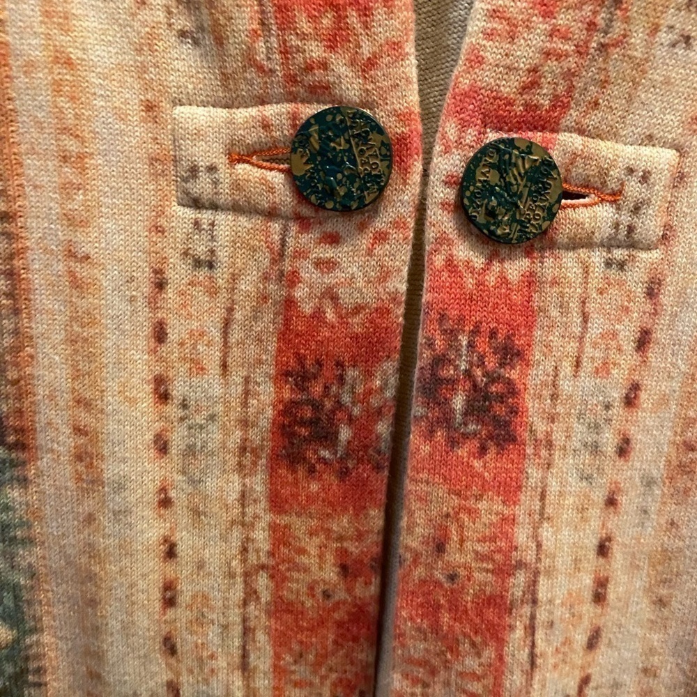 Soft Surroundings Label Noir Oushak Wool Blend Cardigan - Picture 5 of 13